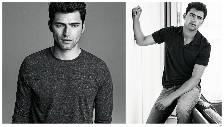 Sean O’Pry Models H&M Menswear Basics