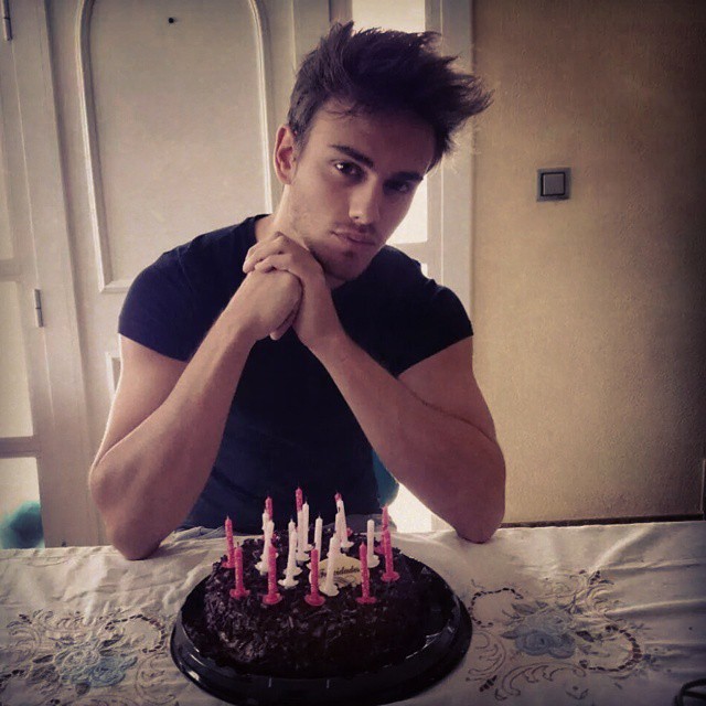 Sergio Carvajal celebrates his 21st birthday.