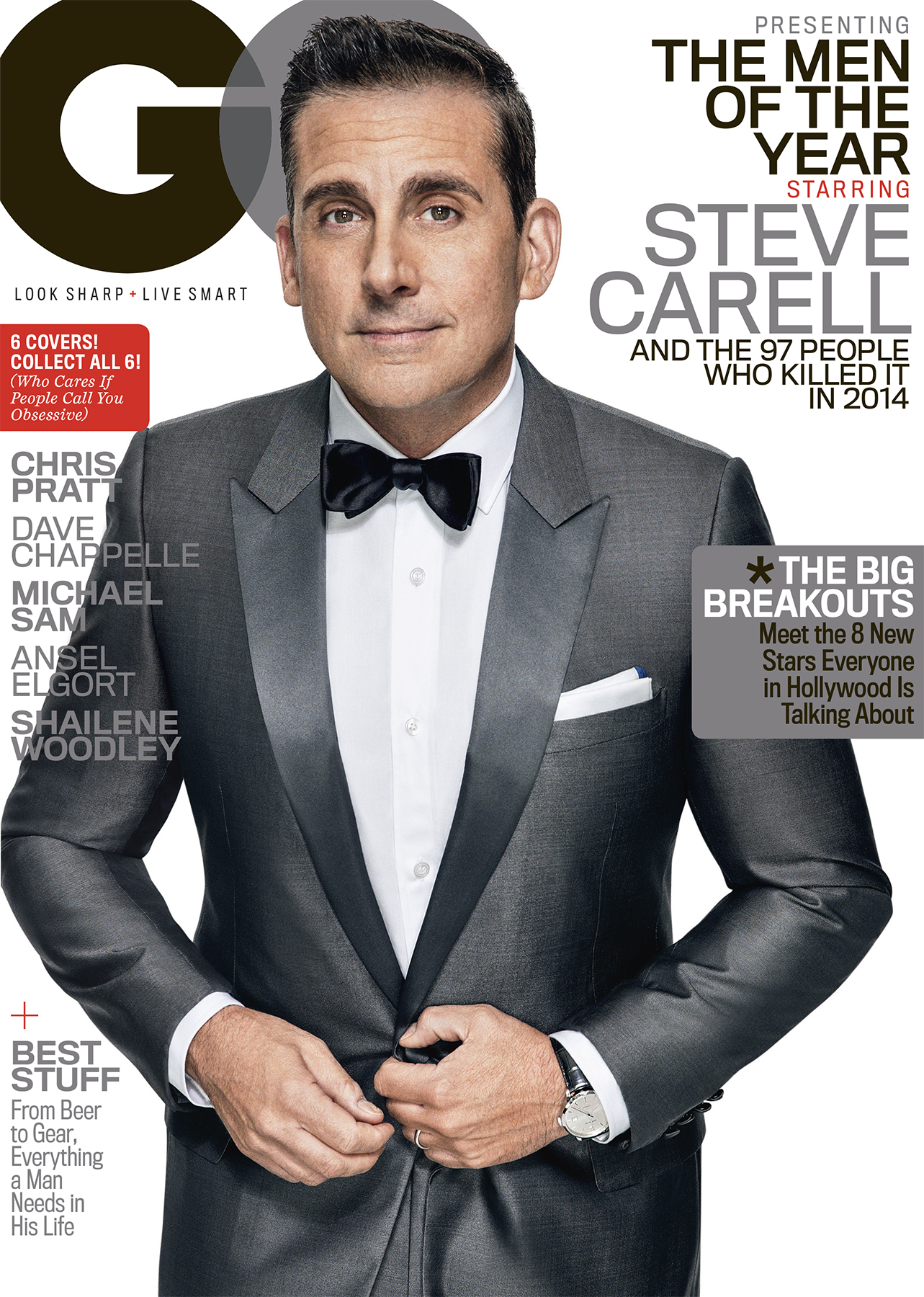 Steve Carell Men of the Year Cover December 2014 GQ