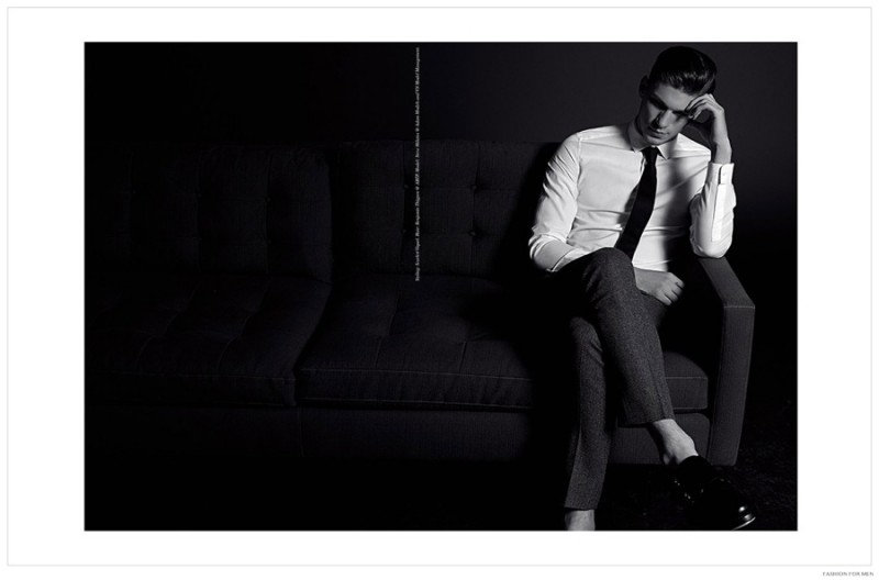 Steve Milatos Models Valentino in Fashion for Men – The Fashionisto