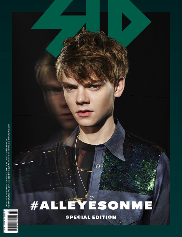 'Game of Thrones' actor Thomas Brodie-Sangster covers SID magazine in a standout look from British brand Paul Smith. / Photo by Christopher Fenner. Styling by Sylvester Yiu.