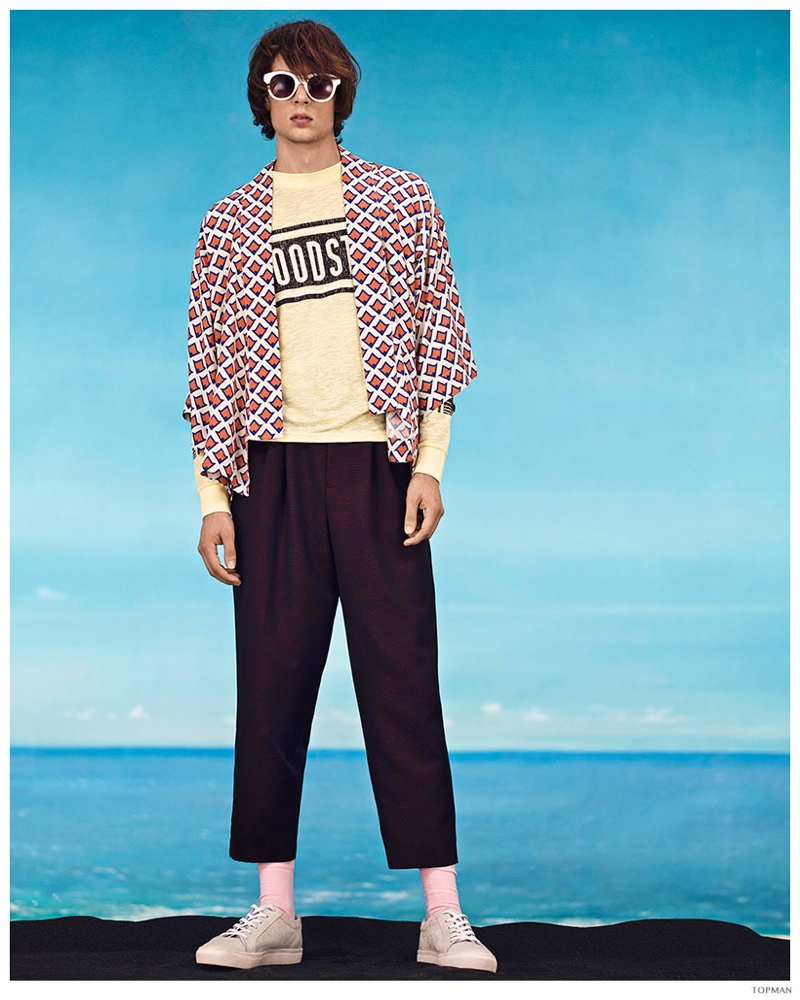 Topman Revisits 70s + 90s Men's Fashions for Spring/Summer 2015 Collection