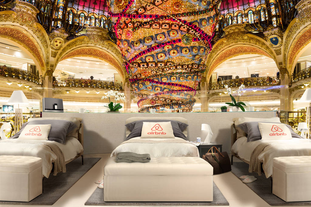 Spend a Luxurious Night at Galeries Lafayette Courtesy of Airbnb