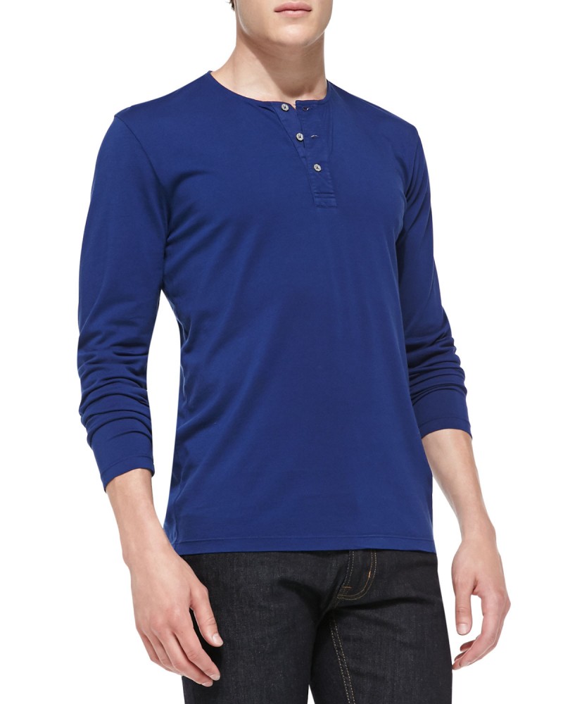 AG Adriano Goldschmied Commute Long-Sleeve Henley