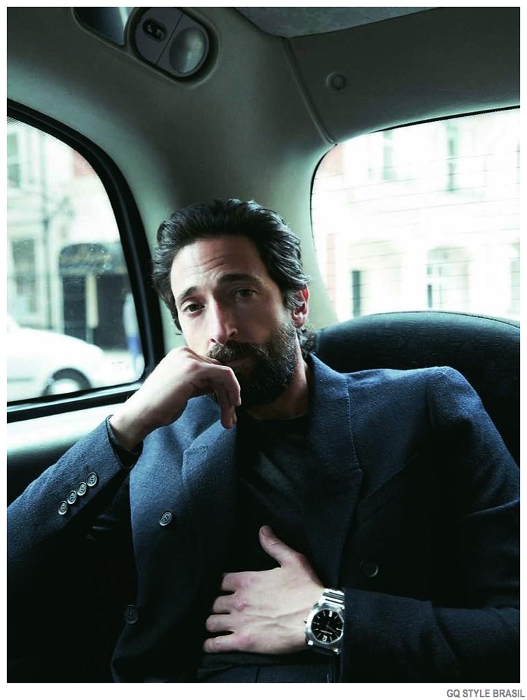 Adrien Brody GQ Style Brazil Summer 2015 Cover Photo Shoot 007