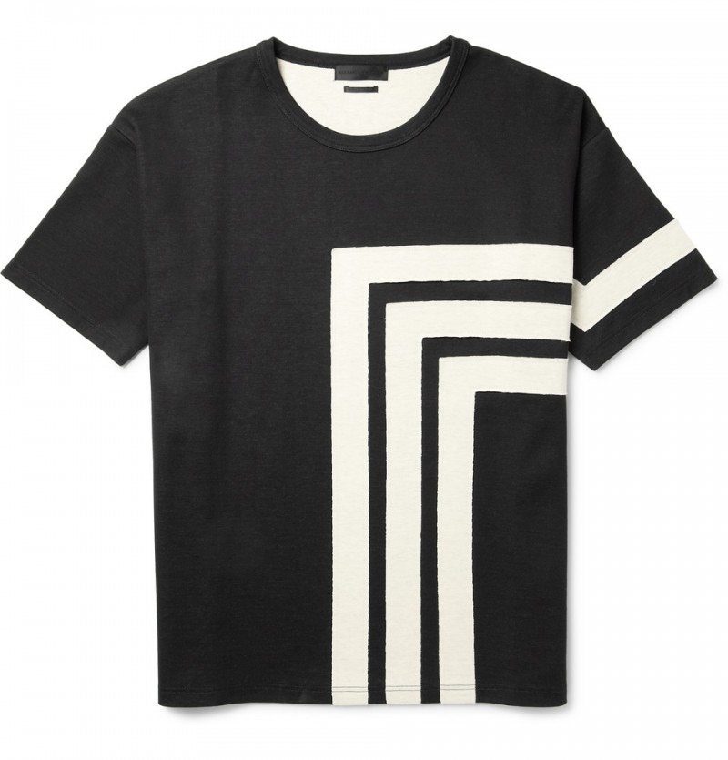 Alexander McQueen Geometric Pattern T-Shirt