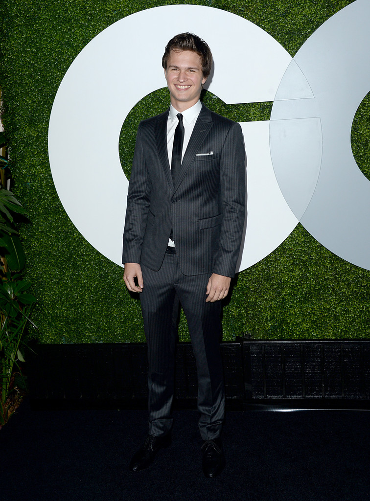 Ansel Elgort Giorgio Armani