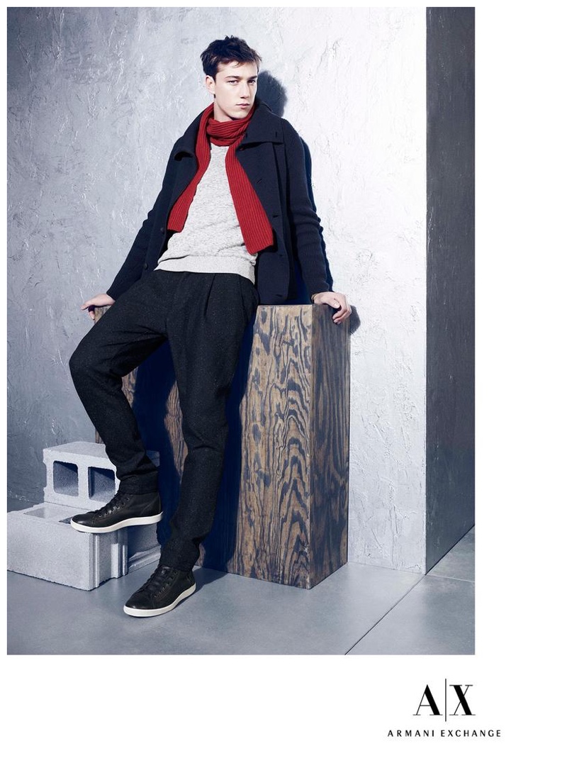 Armani Exchange Mens Styles December 2014 Look Book 002