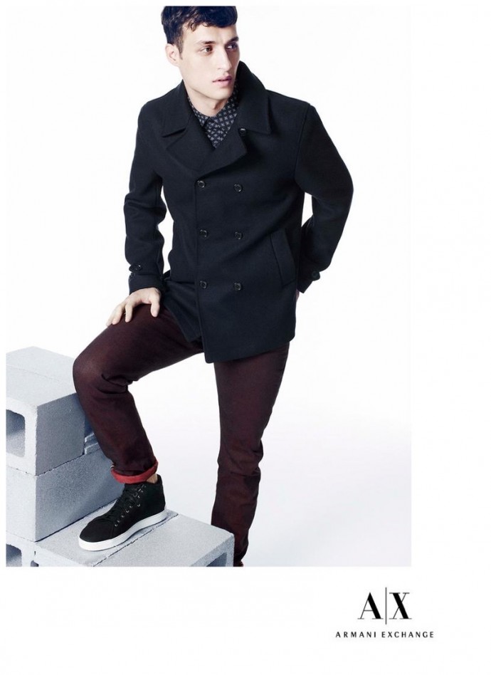 Armani Exchange Features Smart Outfits for December 2014 Lookbook The