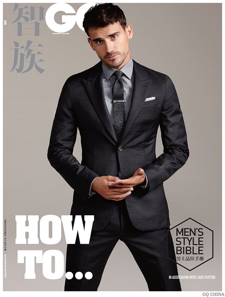 Arthur Kulkov Models Louis Vuitton Men for GQ China Editorial