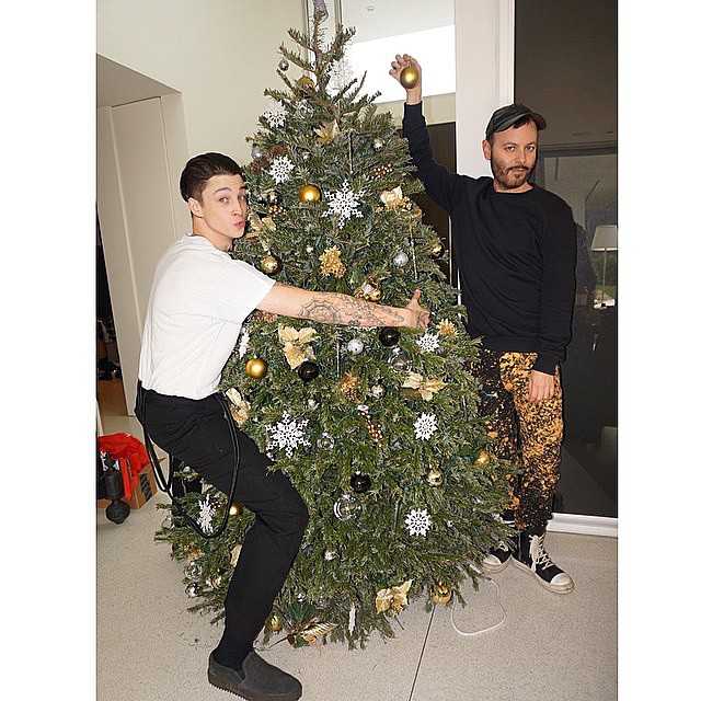 Ash Stymest takes on a Christmas tree