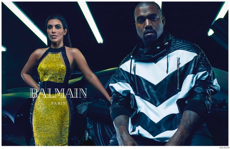 Balmain-Spring-Summer-2015-Mens-Campaign-Kanye-West-Kim-Kardashian-002