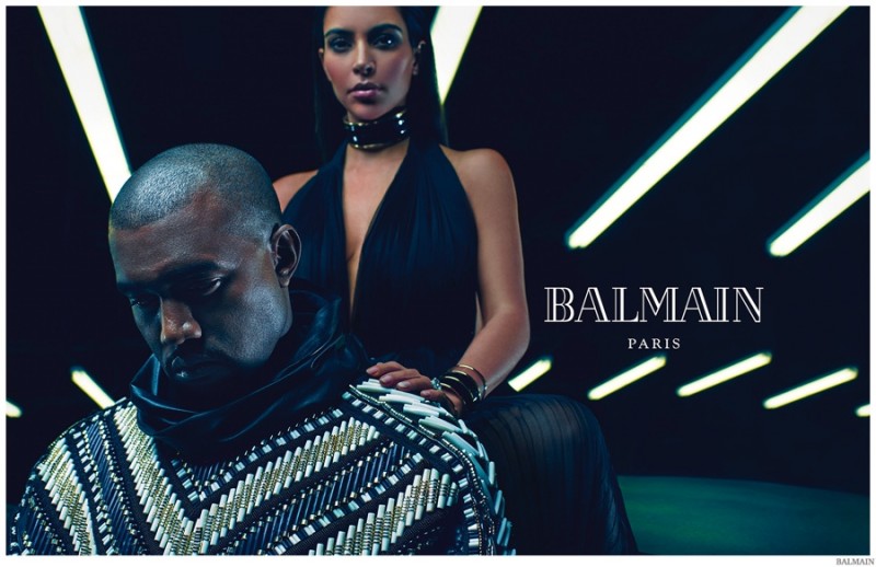 Balmain-Spring-Summer-2015-Mens-Campaign-Kanye-West-Kim-Kardashian-003