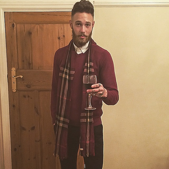 Billy Huxley is dressed to impress