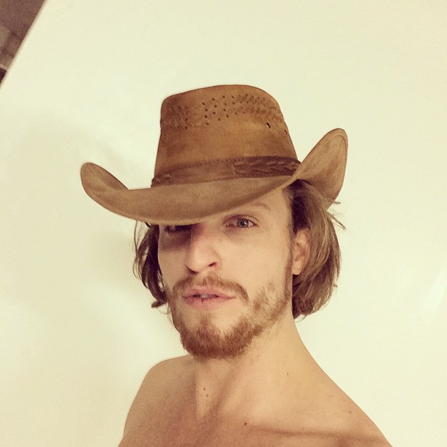 Brendon Beck has a western moment