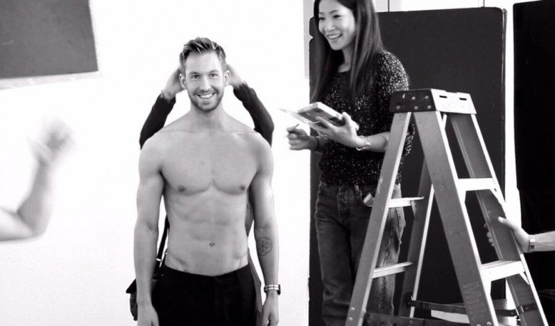 Calvin-Harris-Emporio-Armani-Campaign-Behind-the-Scenes-Shirtless