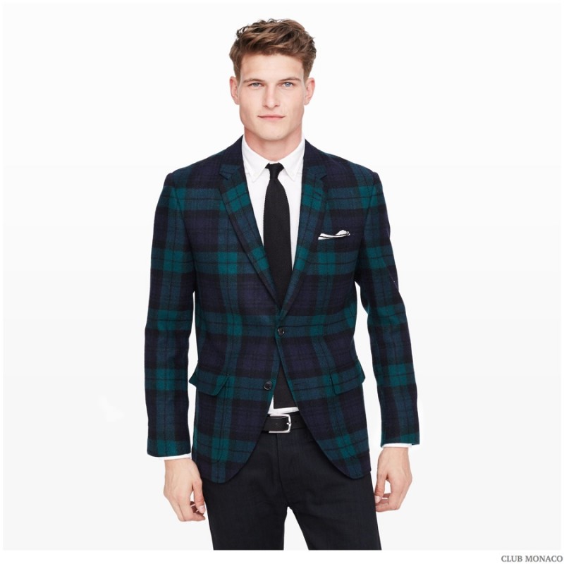Party Print: Add a special pop to your day with a quintessential tartan blazer.