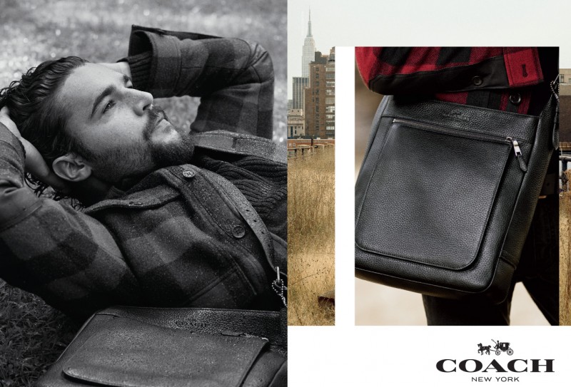 Actor Christopher Abbott photographed by Mikael Jansson and styled by Karl Templer for Coach's fall-winter 2014 advertising campaign.
