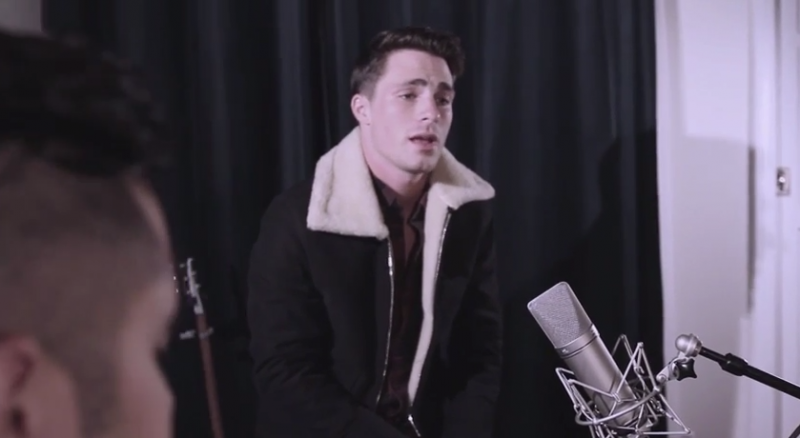 Colton-Haynes-Sings