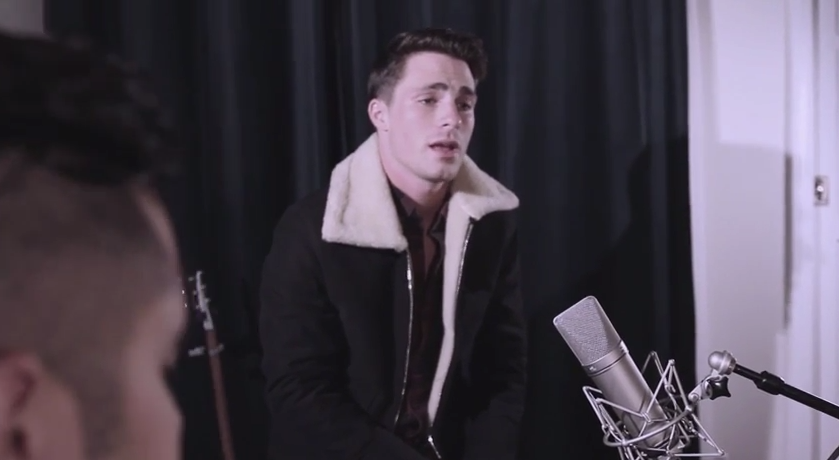See Colton Haynes Sing ‘Baby It’s Christmas’