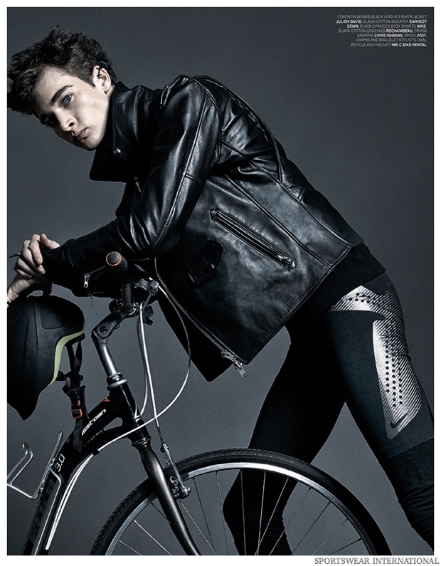 Corentin Renault Sporty Goth Fashions 2014 Sportswear International Photo Shoot 004