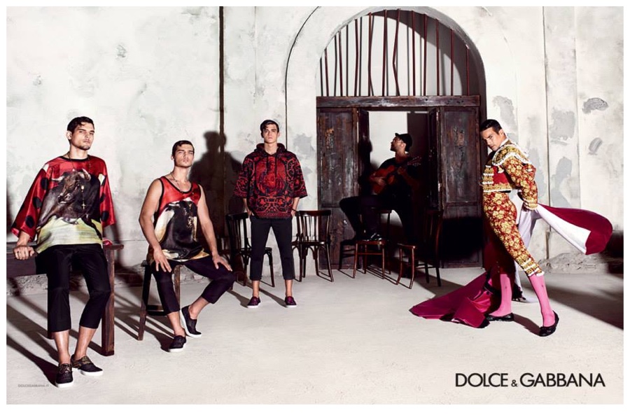 Dolce & Gabbana Spring/Summer 2015 Menswear Campaign Featuring José ...