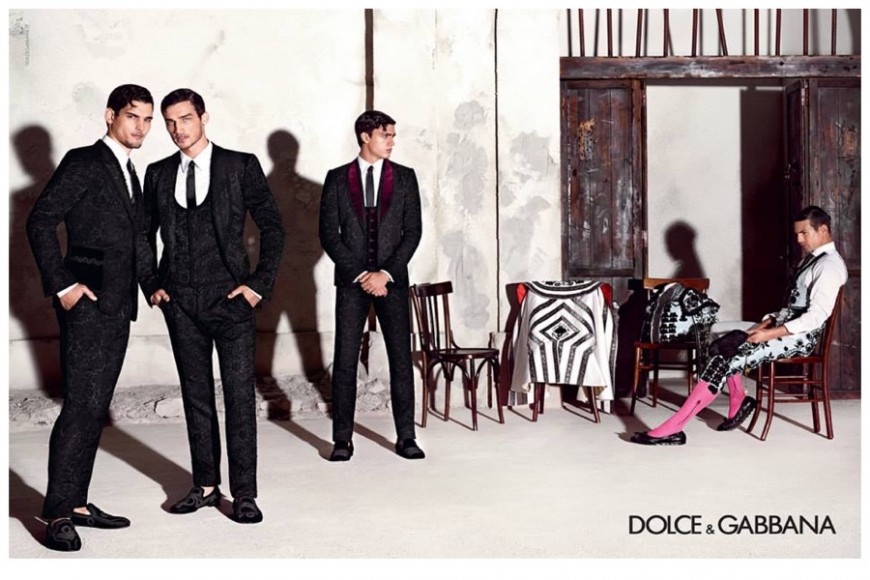 Dolce & Gabbana Spring/Summer 2015 Menswear Campaign Featuring José ...
