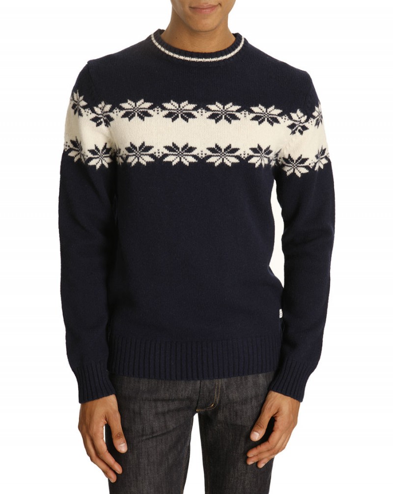 GANT Blue Snowflake Sweater