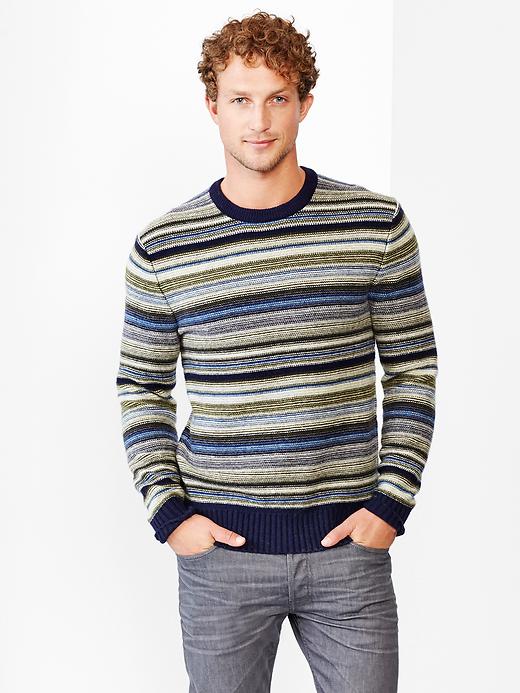 GAP Lambswool Mod Striped Sweater
