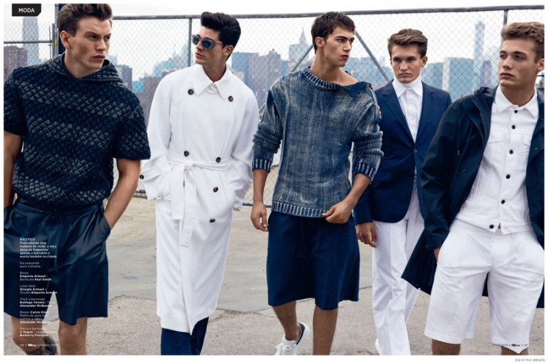 GQ Style Brasil Highlights Trendy Spring 2015 Denim, Graphics +