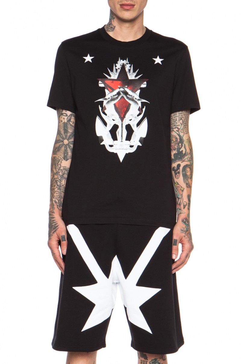 Givenchy Shark Anchor Cotton Tee