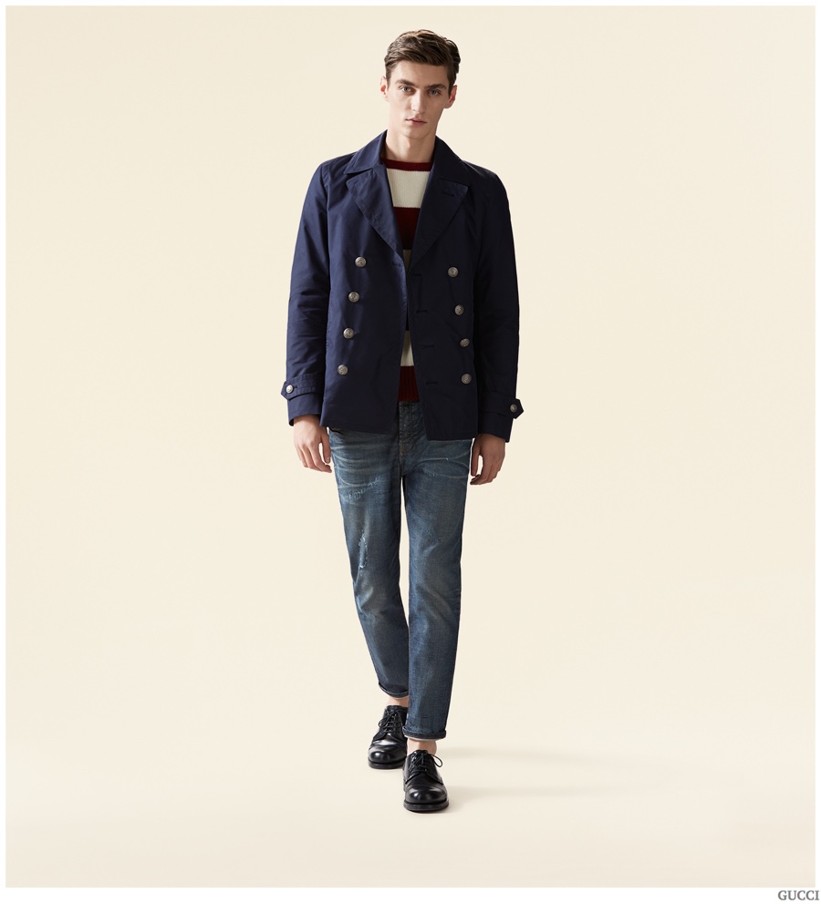 Gucci Men Cruise 2015 Collection Look Book 001