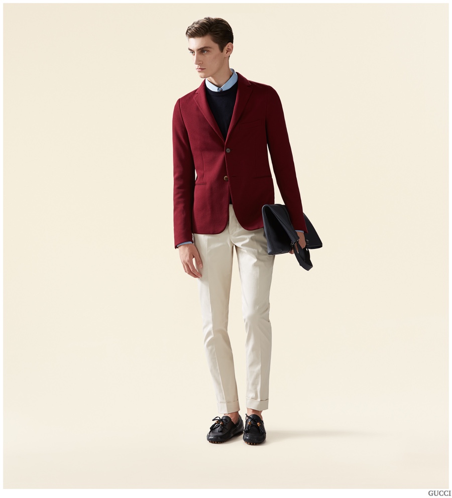Gucci Embraces Smart Nautical Fashion Styles for Resort 2015 Men’s ...