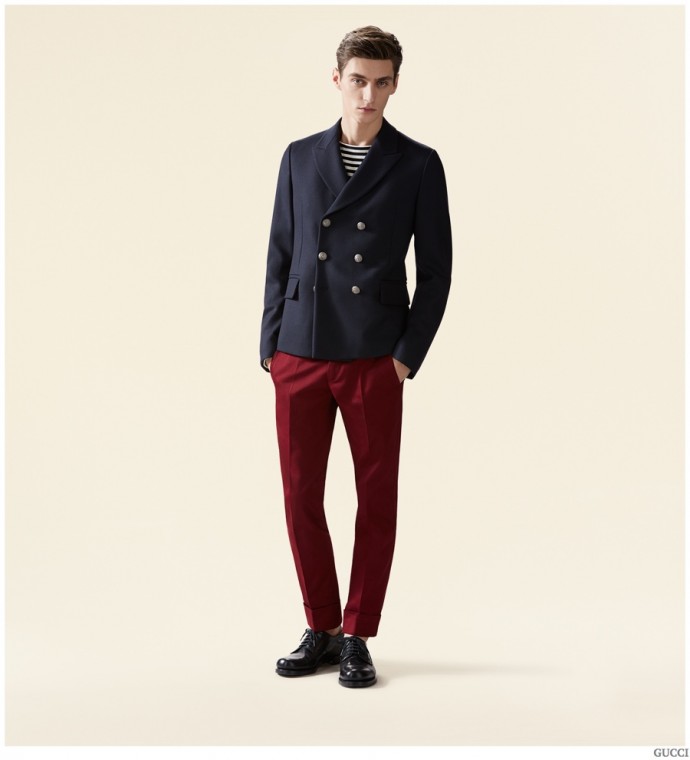 Gucci Embraces Smart Nautical Fashion Styles for Resort 2015 Men's ...
