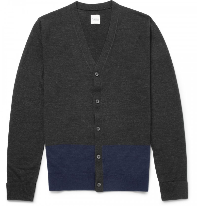 Hardy Amies Merino Wool Cardigan