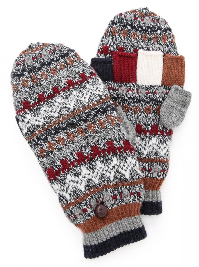 Jack Spade Convertible Mittens