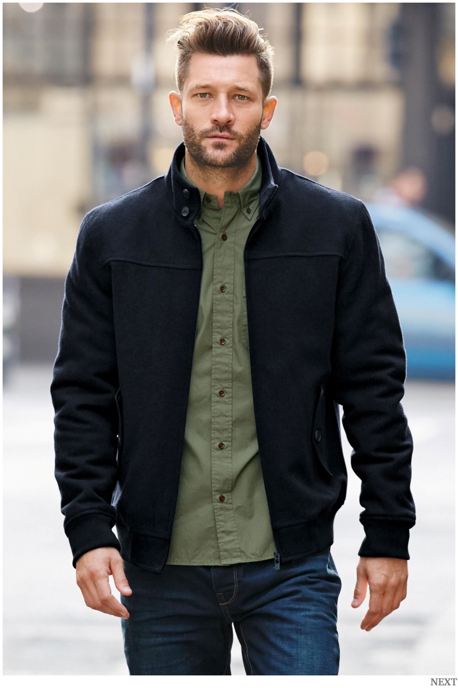 Back to Basics: John Halls Models Next Outerwear + Pullovers