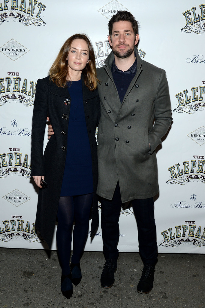 John Krasinski Wears John Varvatos to ‘Elephant Man’ Opening Night