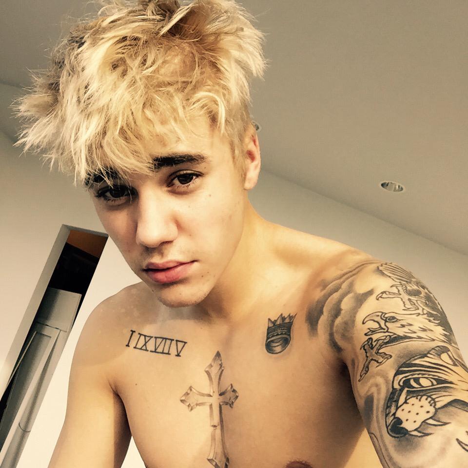Justin Bieber Blonde Hair 2014
