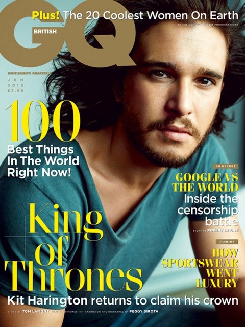 Kit Harington Covers British GQ January 2015 Issue