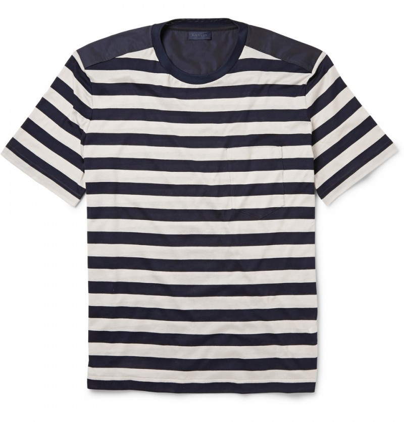 Lanvin Striped Cotton T-Shirt