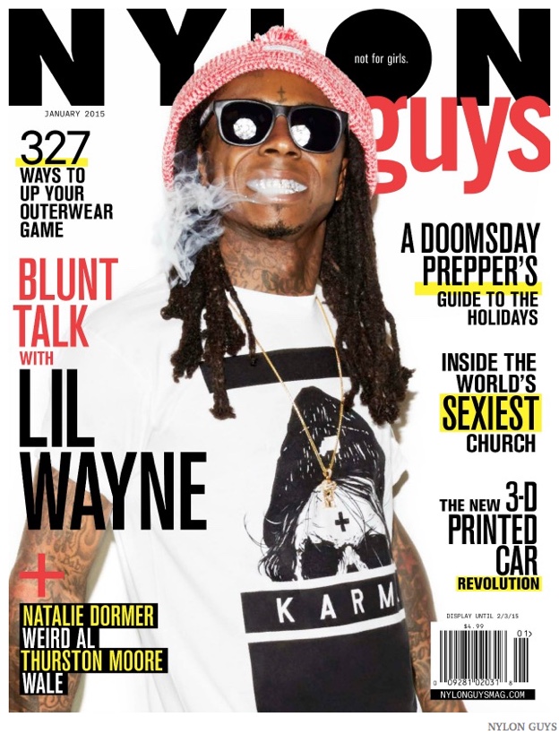 Lil Wayne Nylon Guys January 2015 Cover Photo Shoot 001