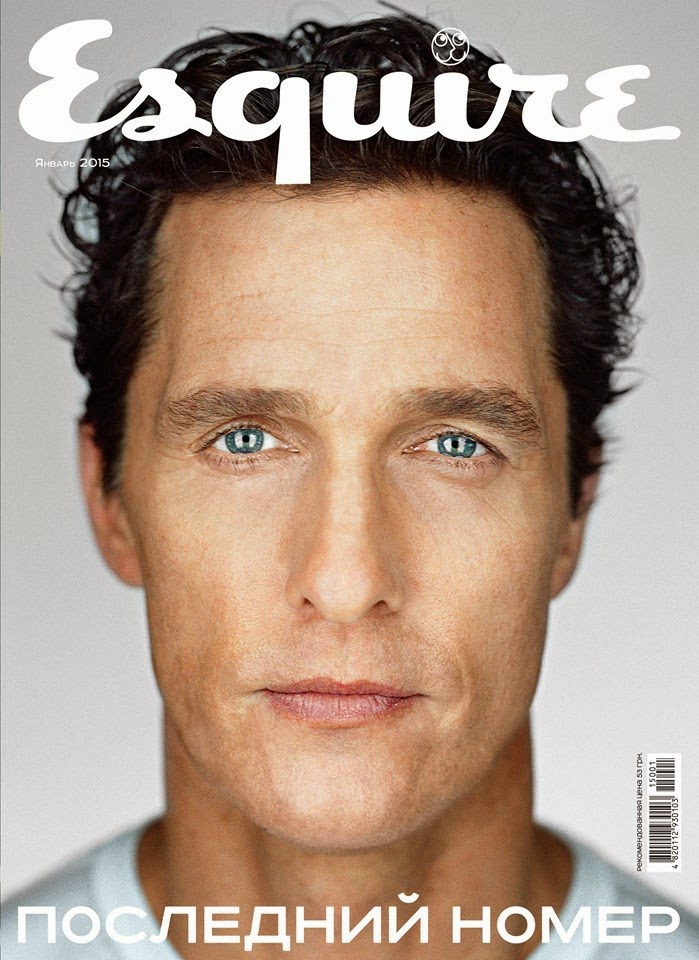 Matthew McConaughey Esquire Ukraine January 2015 Cover