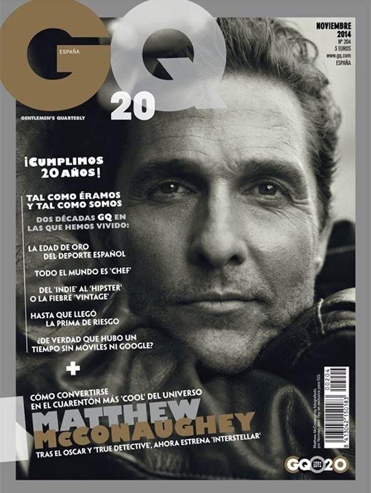 Matthew McConaughey GQ Spain November 2014 Cover