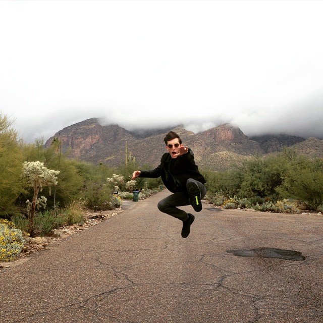 Max Von Isser shares a fun image from Arizona 