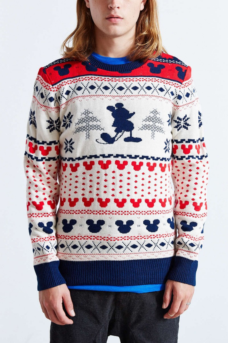 Mickey Mouse Fair Isle Crewneck Sweater