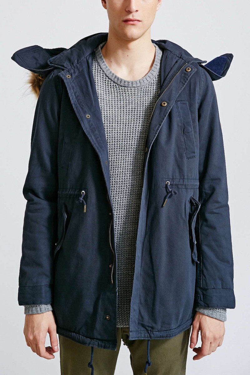 Native Youth Sherpa Long Fishtail Parka