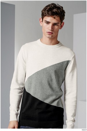 Next Men Graphic Sweaters Casual Outfits 005