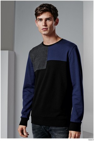 Next Men Graphic Sweaters Casual Outfits 021