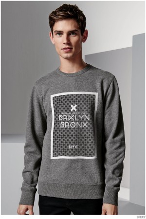 Next Men Graphic Sweaters Casual Outfits 026